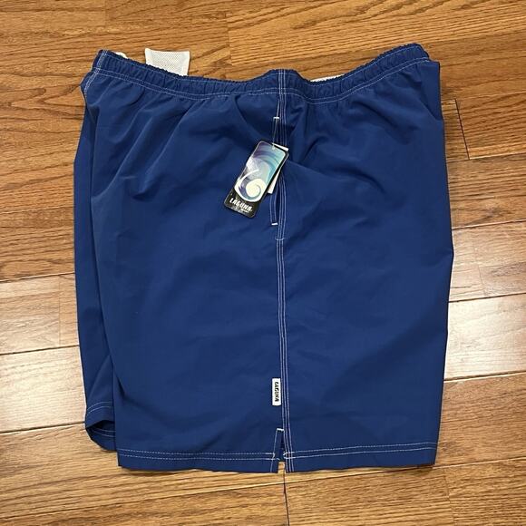 NEW Laguna Sport Swim Trunks Board Shorts Blue Mens Size 3XL Pockets Mesh Lined - Picture 12 of 14